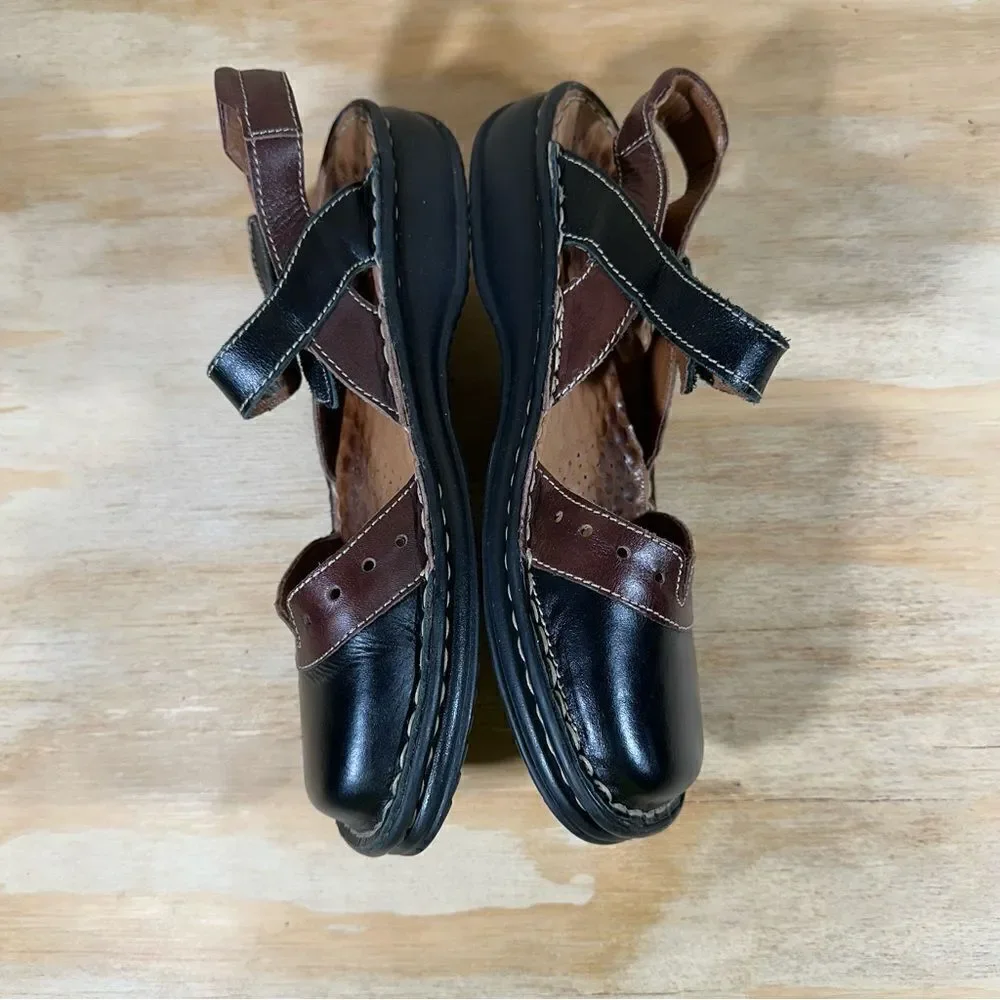 Josef Seibel Two Tone Leather Sandals Women’s Size 7
